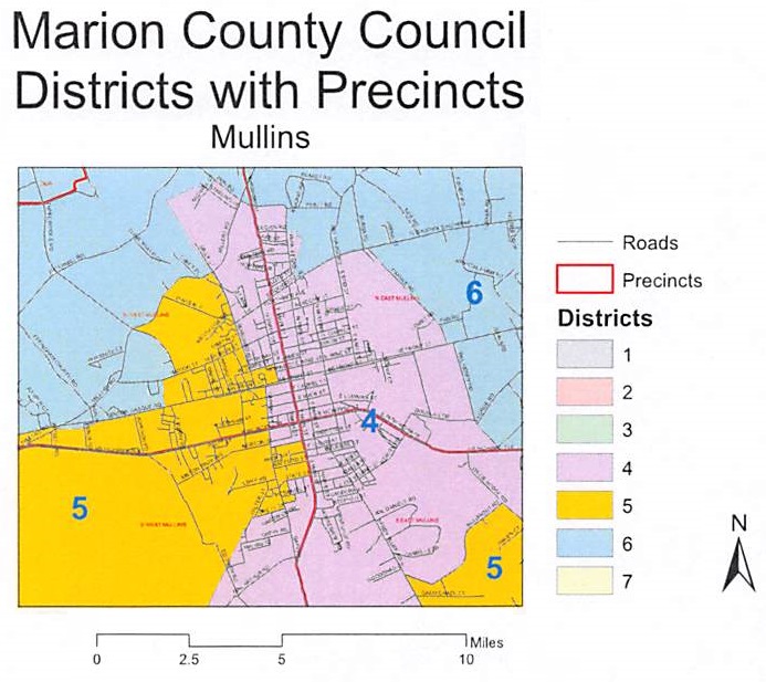 COUNTY DISTRICT MAP