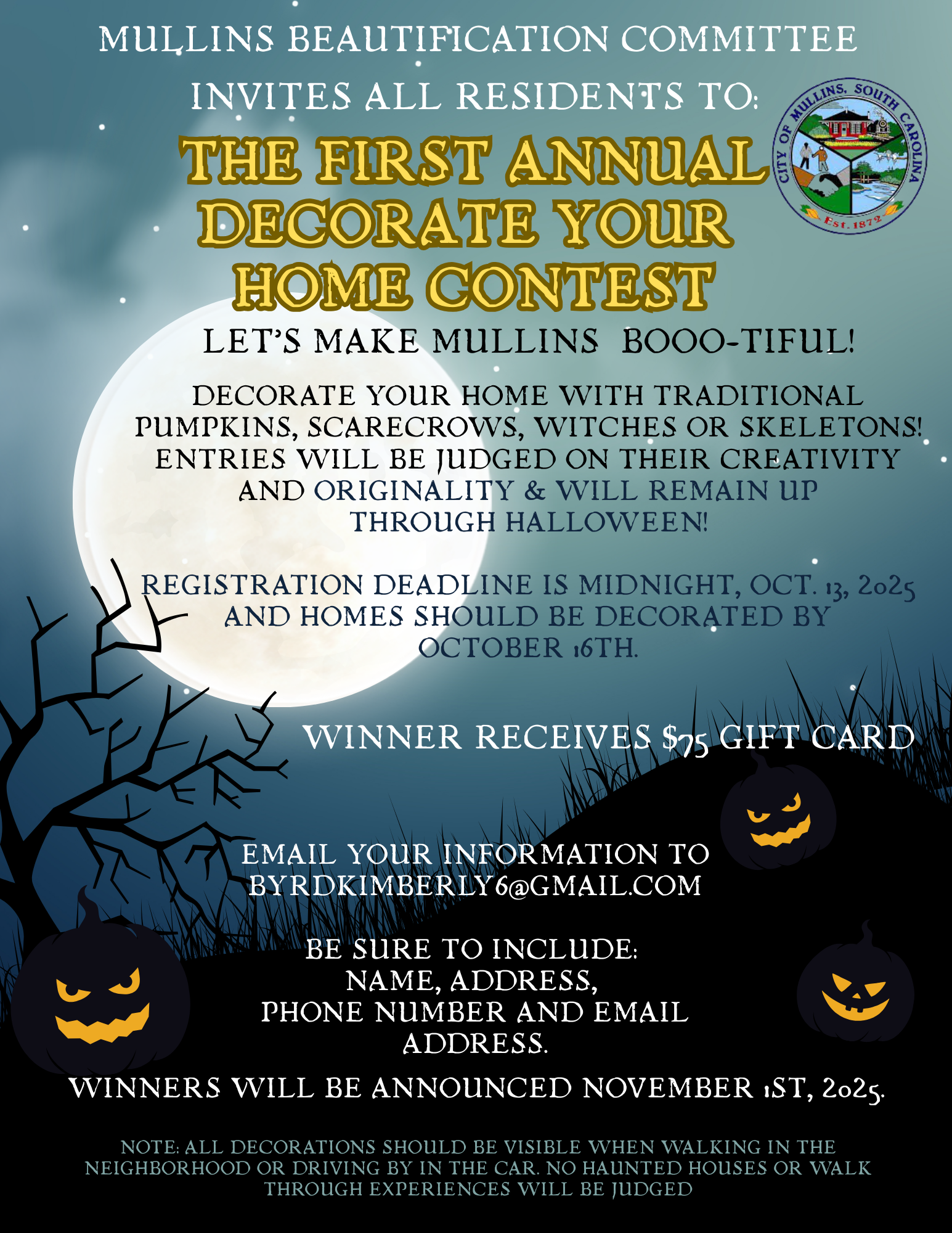 Decorate a home flyer