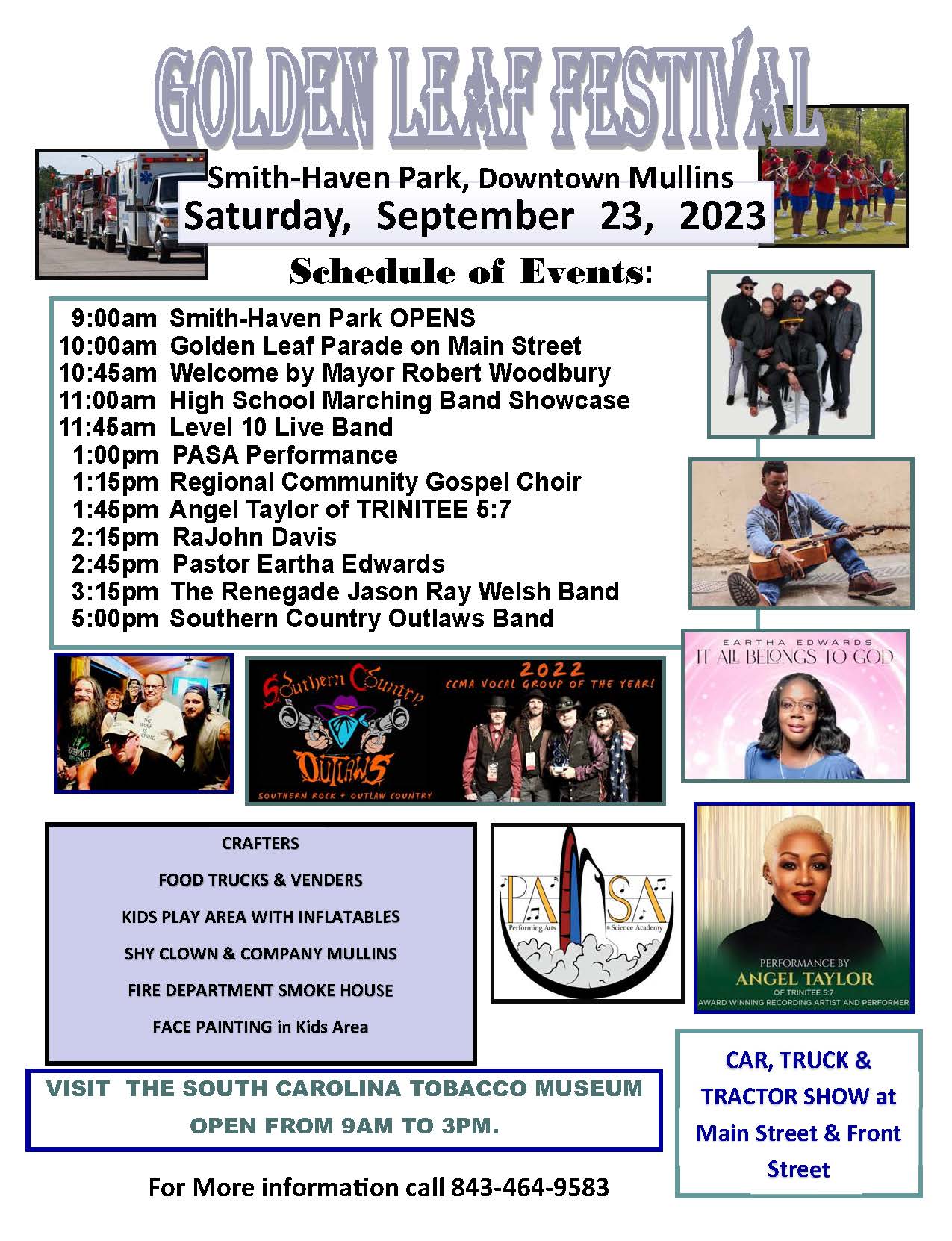 Schedule of Events