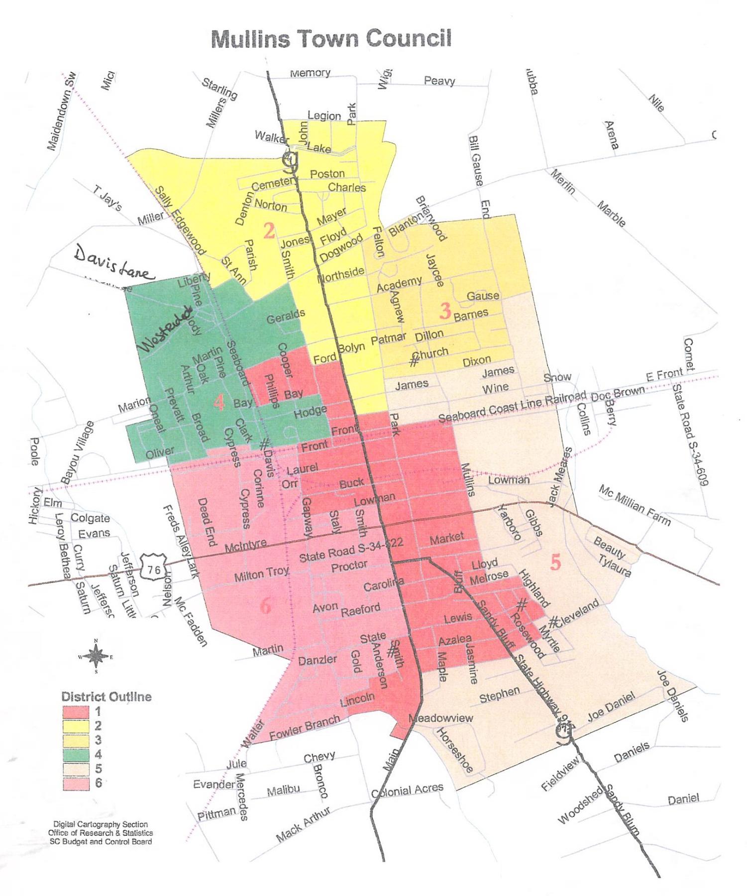 CITY DISTRICT MAP